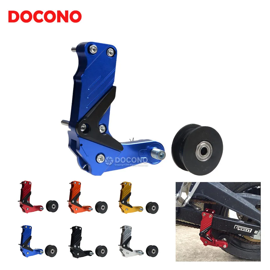 

DOCONO Motorcycle CNC Aluminum chain auto tensioner For yzf-r1 yzf-r3 yzf-r6 yamaha r1 r3 r6 drag star wr250f avt xt225 tdm