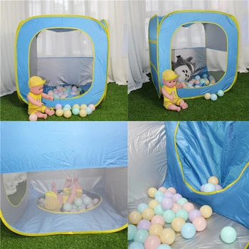

NEW Funny Children Awning Outdoor Family Tent Baby Beach Camping Sunshelter with Pool Kids Sunshade Beach Happy Game House