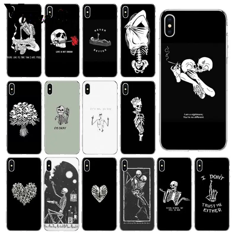 Новый прозрачный чехол Yinuoda для iPhone 5 5Sx 6 7 7plus 8 8Plus X XS MAX XR | Мобильные телефоны и