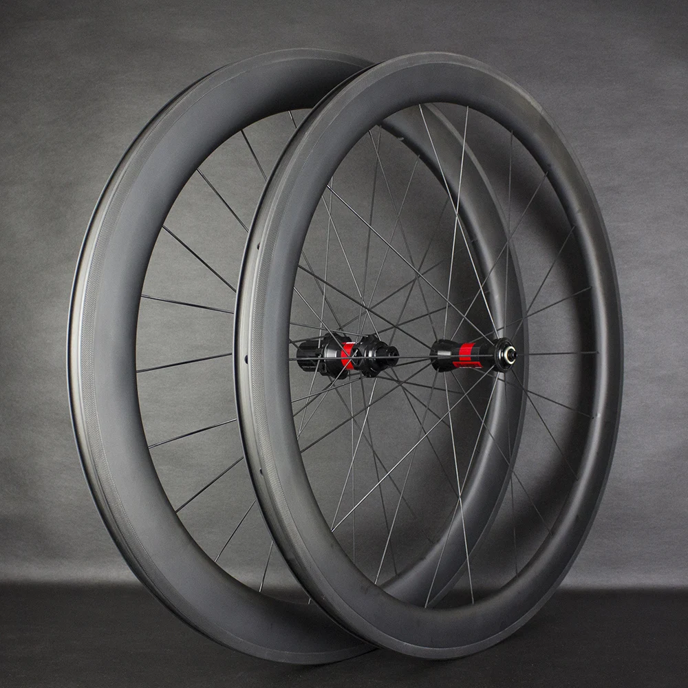 Excellent 240 Wheelset Carbon Road 50mm Tubular Great Performance Wheels AERO Spokes 5