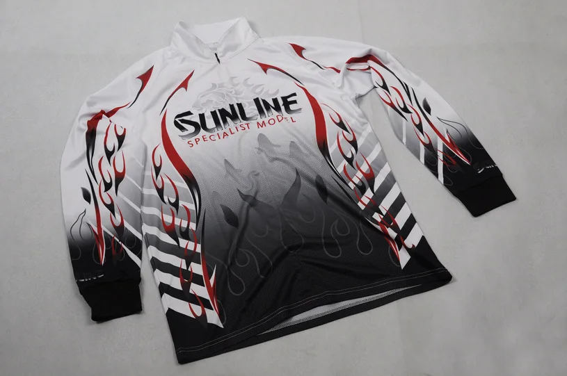Camisa de Pesca de Manga Roupas de Pesca Esportes ao ar Sunline Verão Longa Respirável Quik-secagem Anti-uv Livre 4 High Quality Esporte e Lazer
