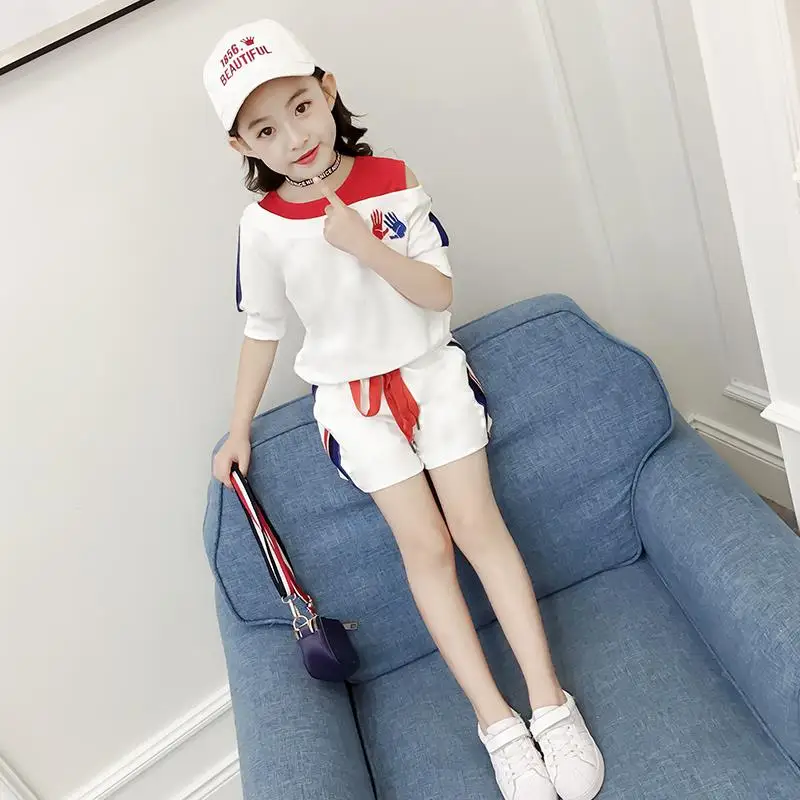 

11 Children's 6 Girls Spring Suit 10 Children's 12 and A Half Sleeve 8 Girls Summer Short Sleeve Shorts Girls Fall Outfits