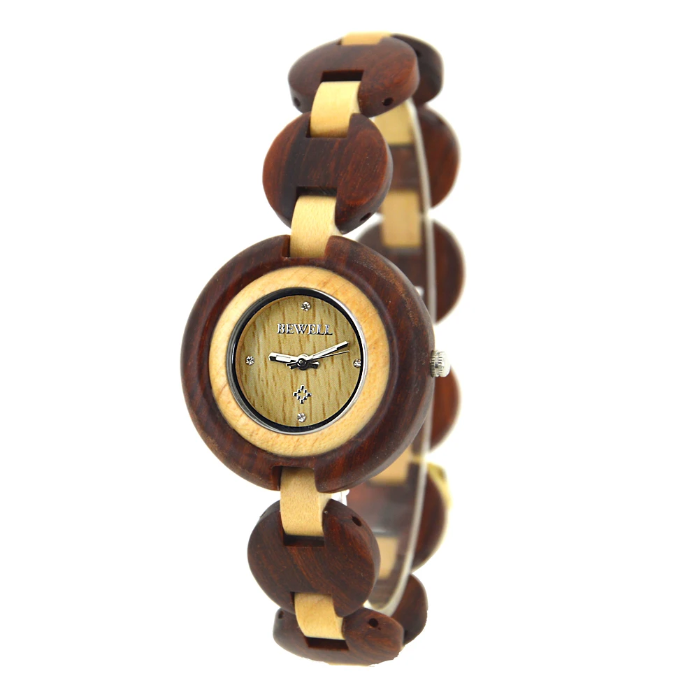 BEWELL WOODEN WATCH