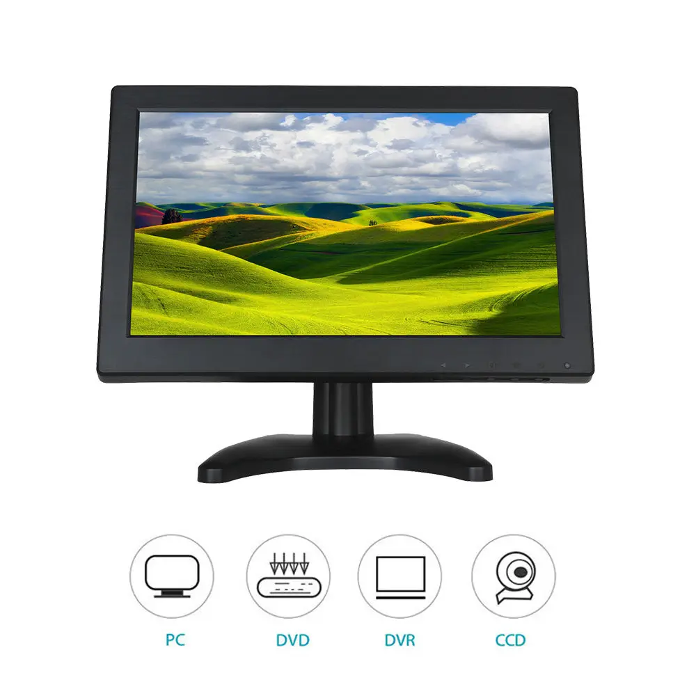 Eyoyo ZXD 11 6 дюймов TFT lcd 1366*768 VGA/tv/AV цветной монитор для CC tv PC система безопасности|cctv