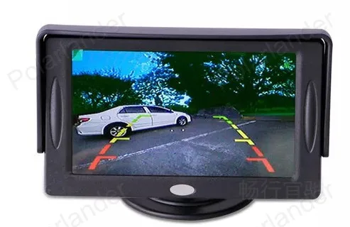 (Высокое качество) DC 12 V камера заднего вида для автомобиля с 4,3 дюймов TFT lcd цветной дисплей Карманный монитор