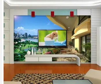 

3d customized wallpaper Home Decoration Dimensional space extension indoor mural backdrop mural 3d wallpaper
