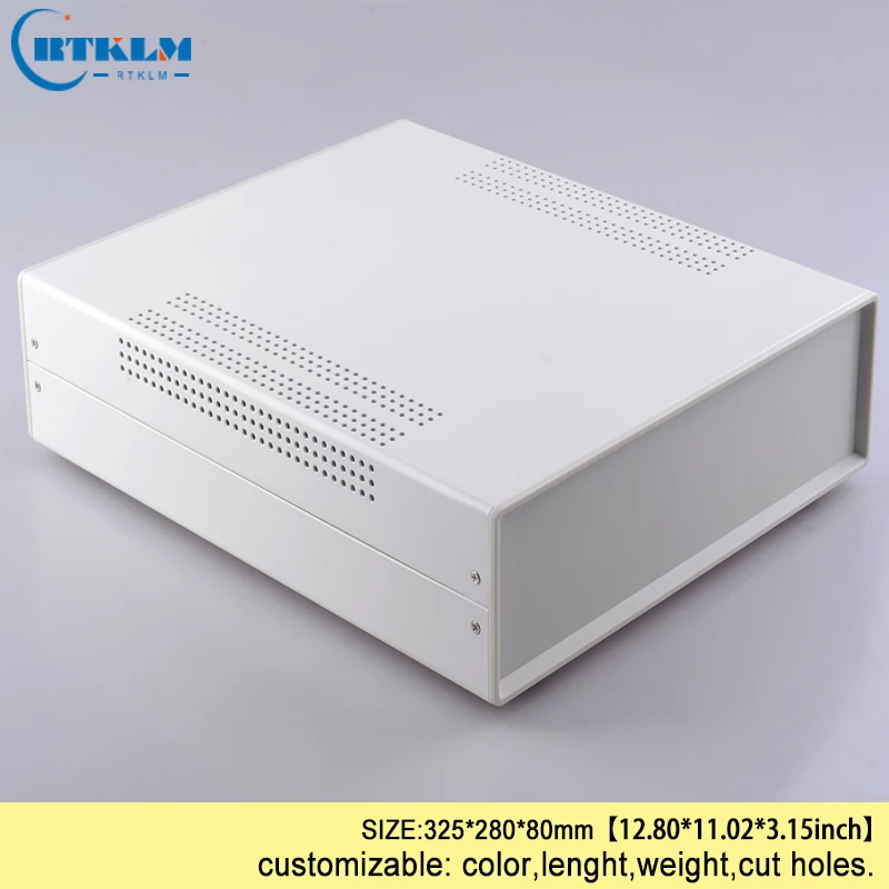 

Iron Power supply box electrical connector enclosure diy wire connection box iron project enclosure instrument case 325*280*80mm