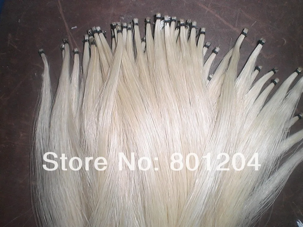 

100 Hanks Stallion Horse tails, Violin bow hair in hanks 81cm and 6Grams/Hank
