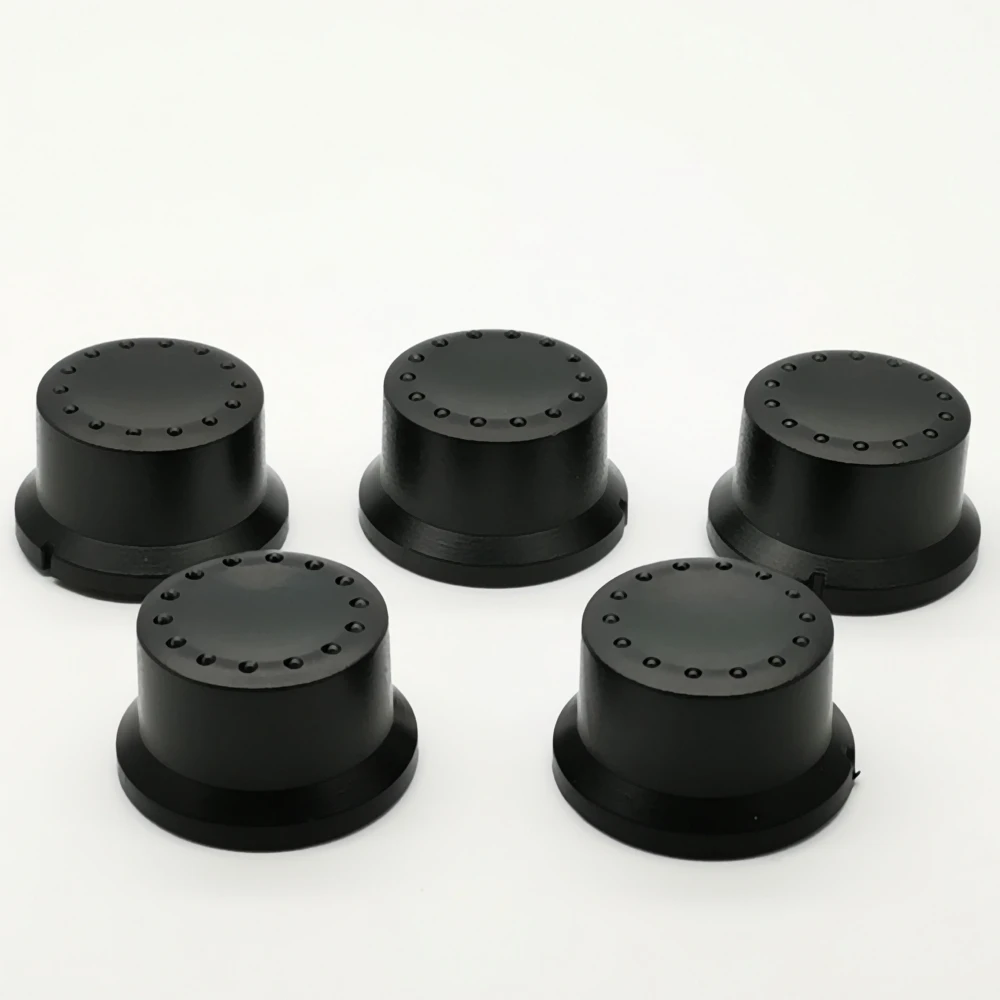 

5Pcs 6mm Shaft Hole Plastic Potentiometer Knobs Encoder Knob Light Transmission Knob
