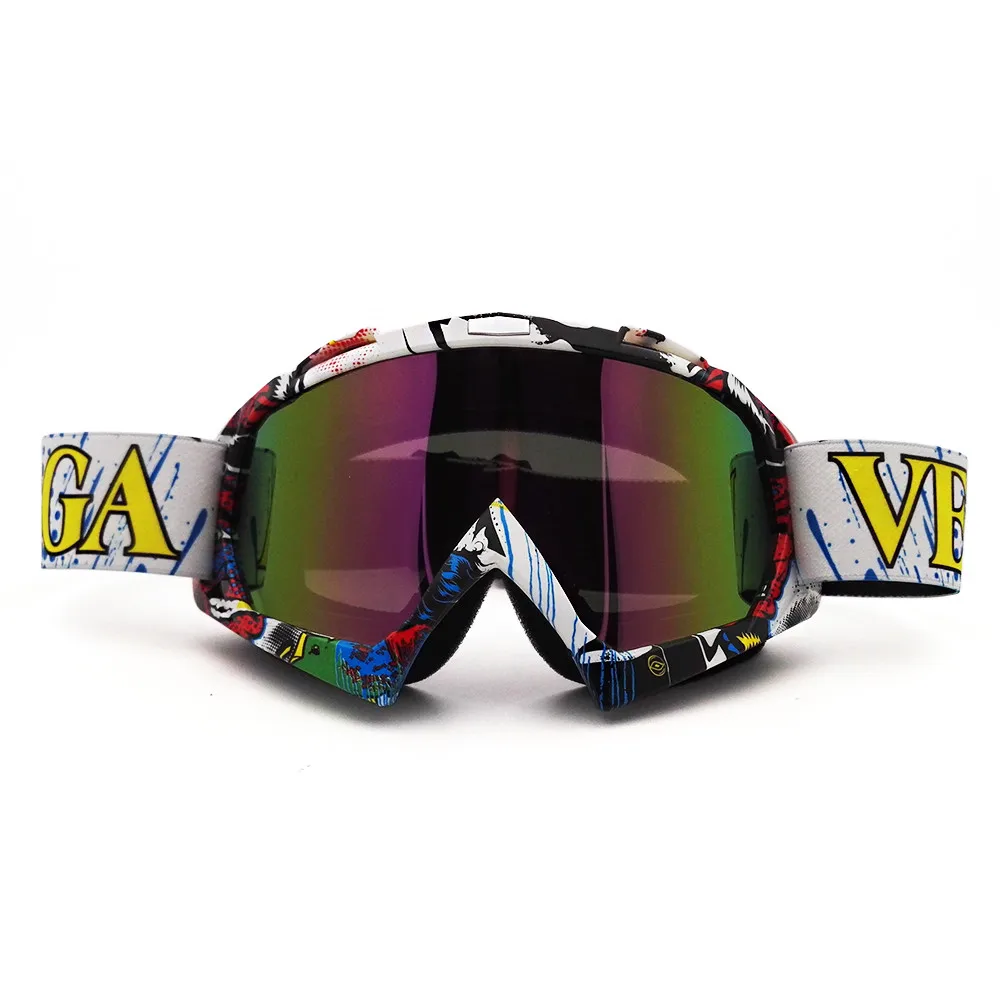 P932C мотокросса очки для пересеченной местности лыжи Сноуборд маска для езды на квадроциклах Oculos Gafas шлем для мотоспорта, мотокросса MX очки - Цвет: QL037 Tinted