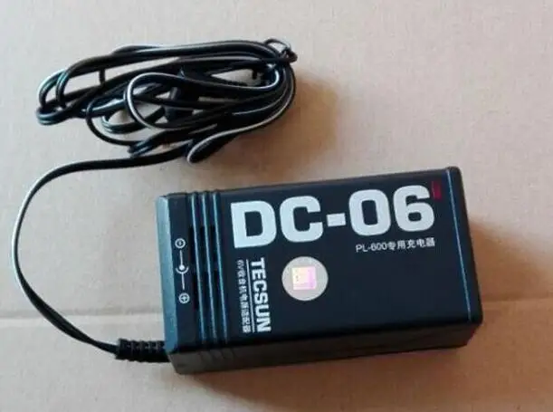 DC-06 AC 220 V/50Hz DC 6V 300mA Адаптер зарядного устройства США штекер для TECSUN PL600 PL660 PL-680