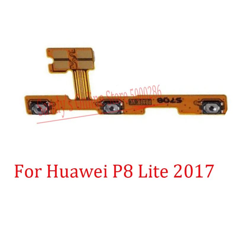 

10PCS New Power Volume Side Button Key Flex Cable For Huawei P8 Lite 2017 Volume Power ON OFF Side Buttons Flex Cable Spare Part