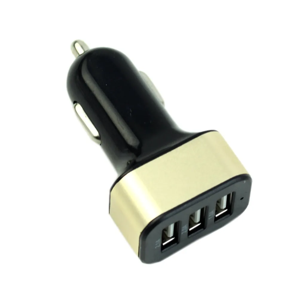 Автомобильное зарядное устройство адаптер 3 USB порты 5.1A для iPhone6 5S Samsung Note4 S5 HTC LG|car