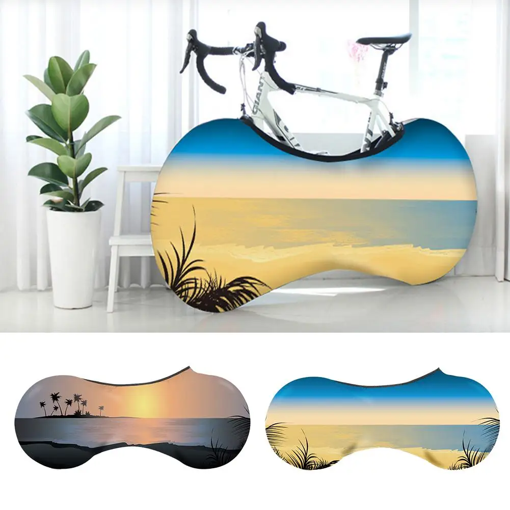 

Elastic Bike Dust Cover Bicycle Wheel Cover Protective Gear Scratch-proof Protector For Mountain Road Folding Bike Accessories