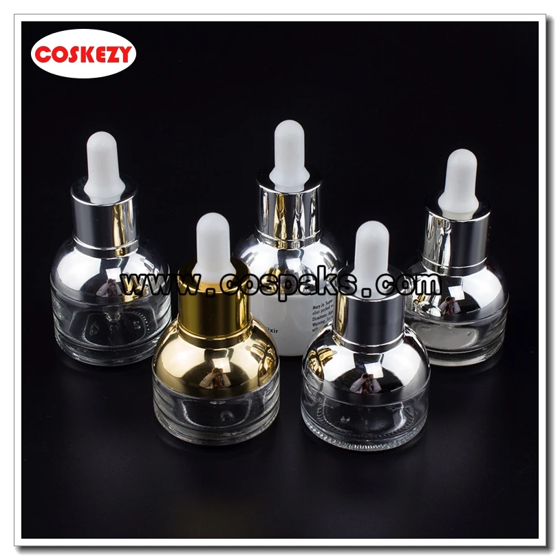 Volume da Gota Conta-gotas de Vidro Decorativo para Óleos Frasco Conta-gotas Frascos 1 Onça Claro Essenciais 100 Pcs 30 ml 1 High Quality Beleza e saúde