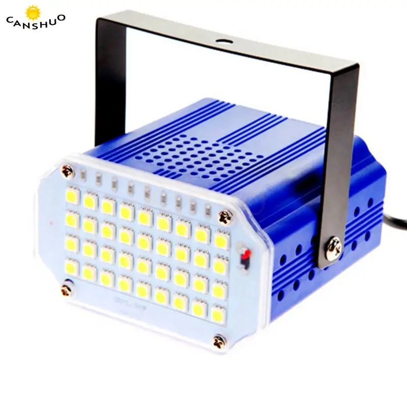 CANSHUO AC85-265V Flash 36leds освещение для дискотеки вспышка света звук с голосом и мелодией Управление Led RGB сценический эффект вечерние клуб шоу лампы