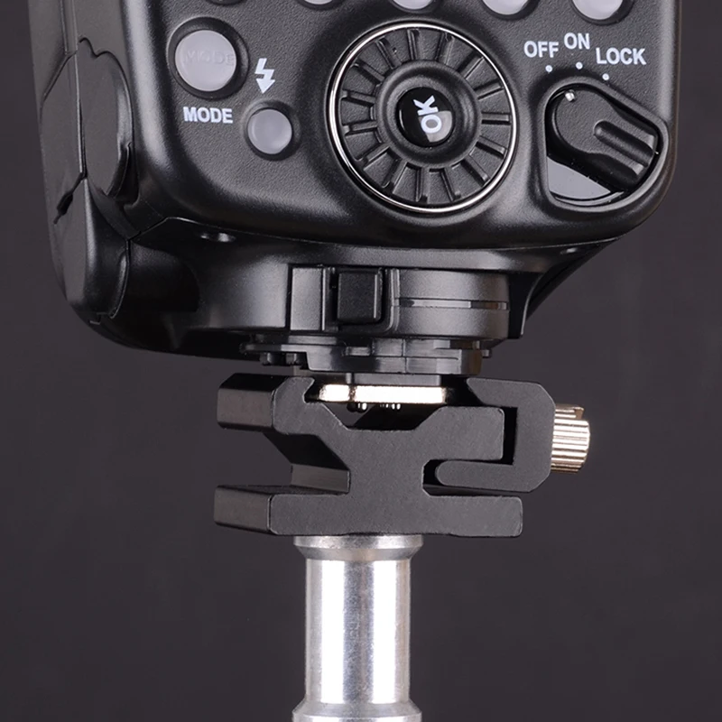 Металлический Камера Flash Крепление-адаптер для горячего башмака 1/" резьба резьбовое отверстие адаптера пускового устройства шаровая Головка для штатива-Godox фотовспышка Yongnuo Nikon Canon sony флэш-памяти