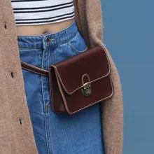 Engyee Повседневная Женская поясная сумка Crazy Horse кожаная поясная сумка винтажный Органайзер дорожная сумка для девочек модная поясная сумка