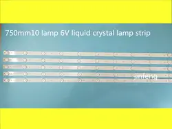 750mm10 лампы 6 В светодиодный ЖК-дисплей ТВ подсветка общего назначения лампа медной подложке ТВ лампы бар