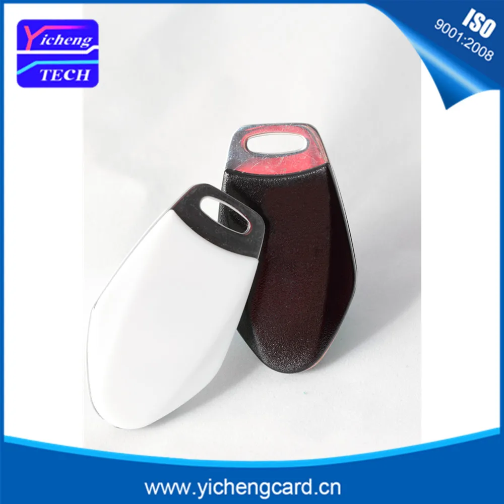 New arrival 100pcs/lot 13.56MHz RFID IC Key Tags Keyfobs Token NFC TAG Keychain For Arduino can be with customized logo printing