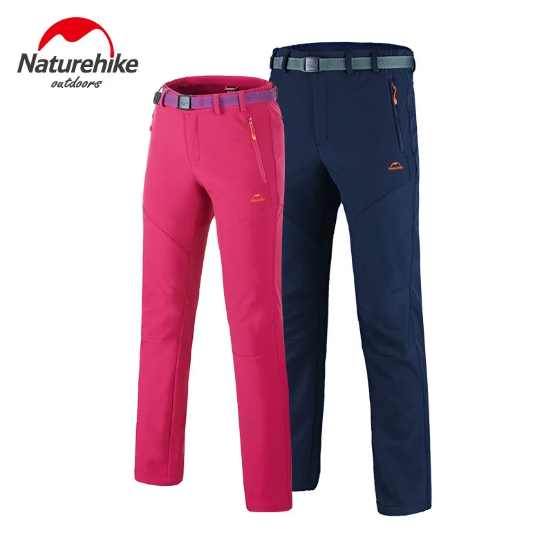 Naturehike походные брюки для мужчин и женщин, водонепроницаемые флисовые треккинговые спортивные туристические брюки, зимние теплые для походов и альпинизма