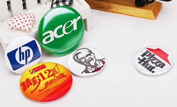 

hot sale pin button 32mm(1.25") pin badge metarail plastic and metal badge 1000pcs