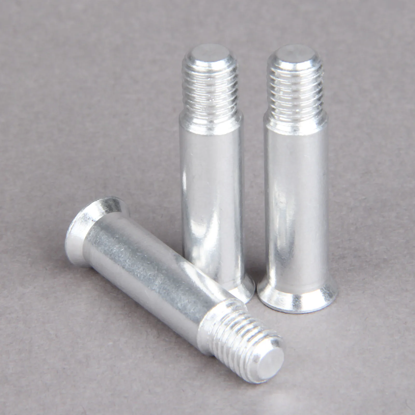 Gohantee الفضة الرول سكيت أحذية تزلج أحذية اكسسوارات 8 قطع الألومنيوم مسامير 34 ملليمتر x 8 ملليمتر ضياء المضمنة تزلج المسمار مسمار المحور