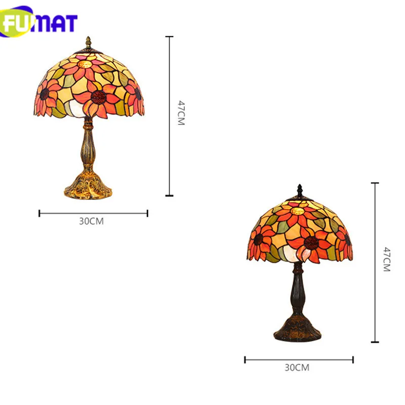 Tiffany Stained Glass Table Lamp16
