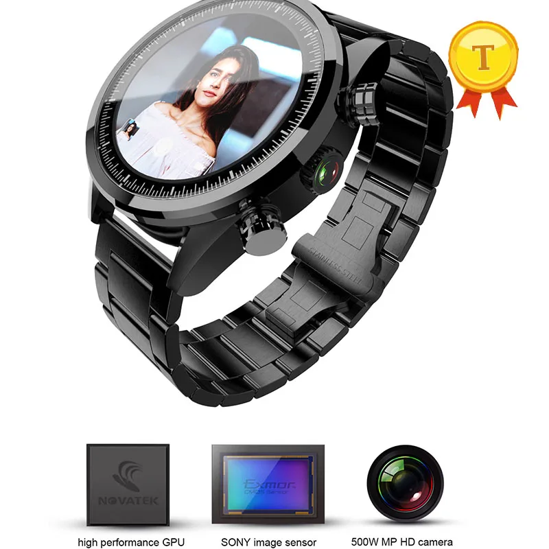 Смарт часы с металлическим ремешком 1 39 дюйма AMOLED дисплей 400*400 4G GPS Wi Fi пульсометр