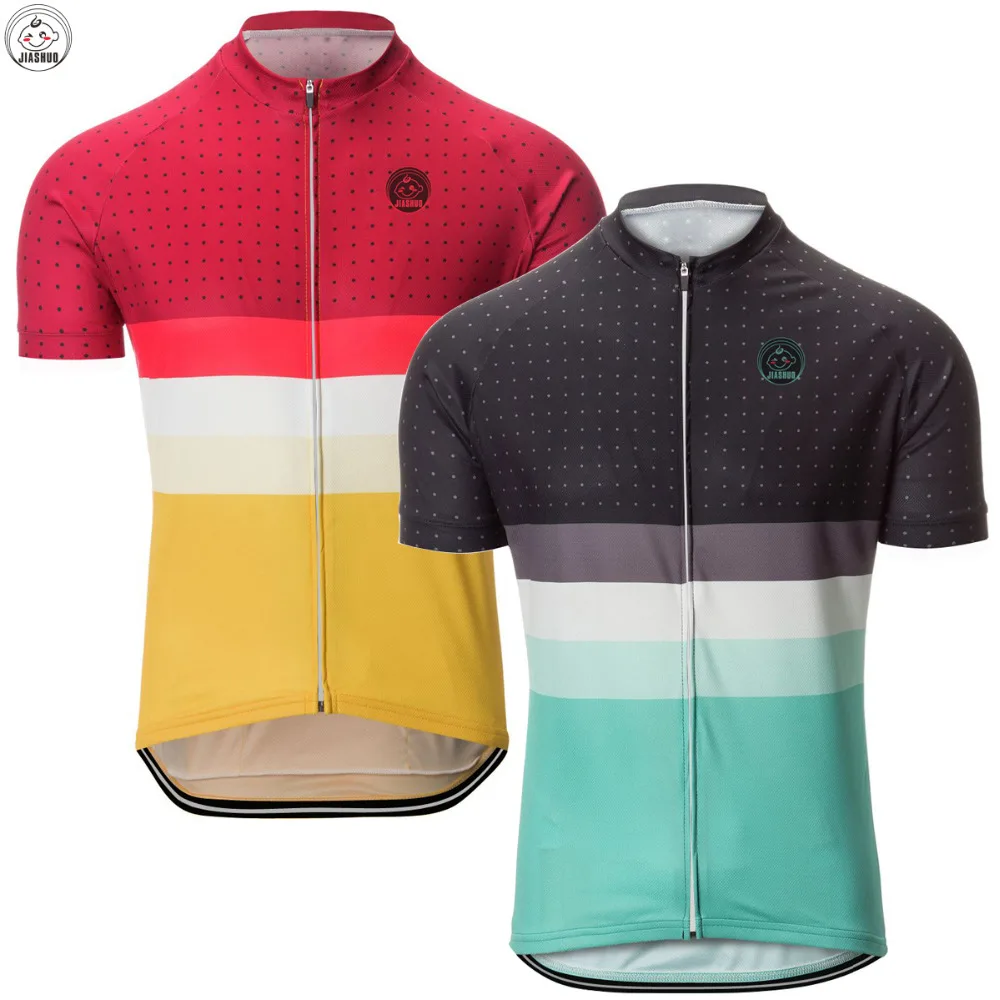 

NEW 2017 DOTS JIASHUO Jersey Bike RACE Pro Team Bicycle Cycling Jersey / Wear / Clothing / Breathable Customized Ropa 2 chooses