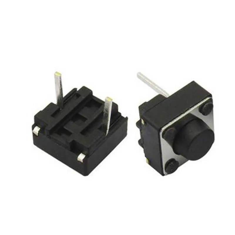 100pcs 6*6*5mm push button switch micro switch 2 pins switch mounting