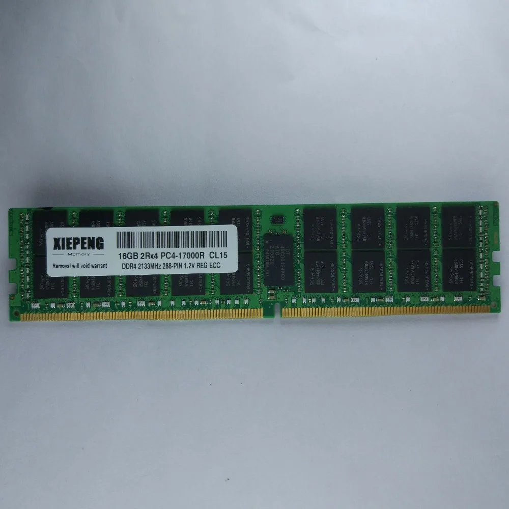 Для HP ProLiant DL60 Gen9 DL80 ML110 ML350 Серверная ОЗУ 32 ГБ DDR4 PC4 17000 2133 МГц Reg ECC 16 Гб Reg|Оперативная