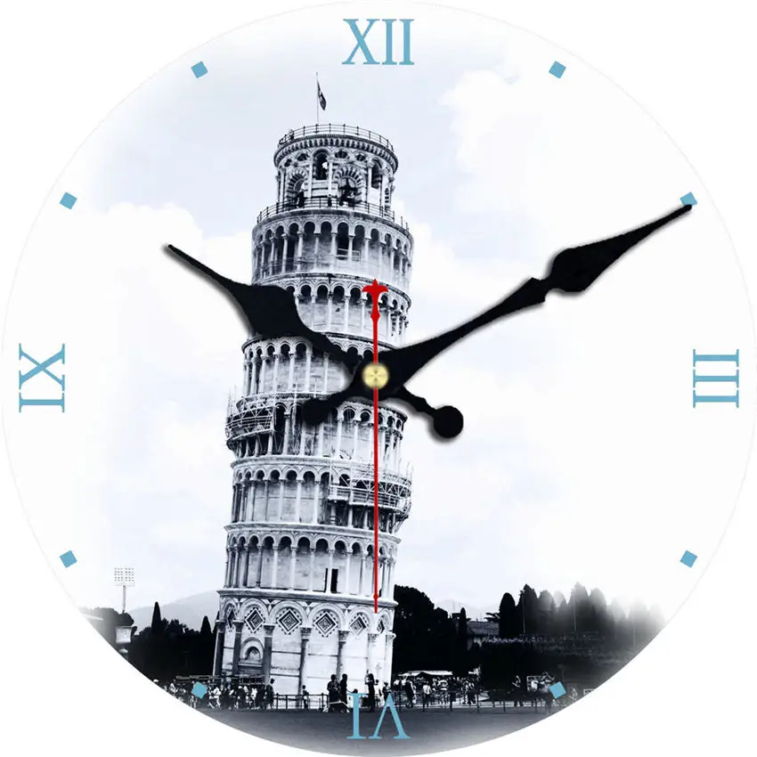

Shabby Chic,The Wall Clock Vintage,Tower Clock For Home,Non Ticking Clocks