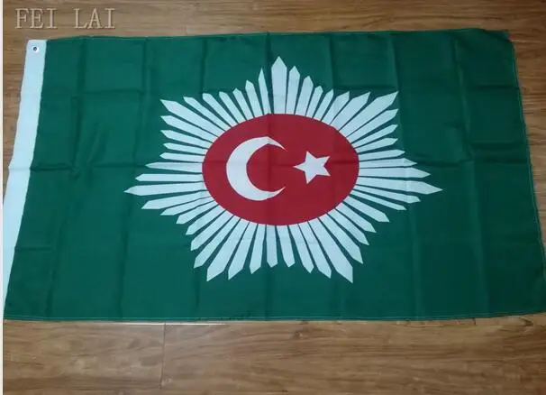 buy 3x5FT ottoman calipha flag Digital printing banner custom flags