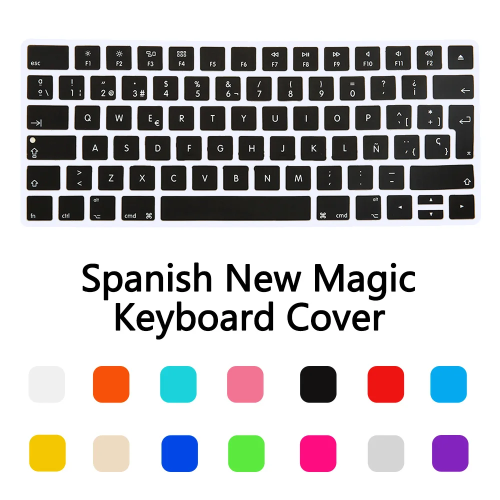 Spain Spanish Version Wireless keyboard Silicone Keyboard Cover