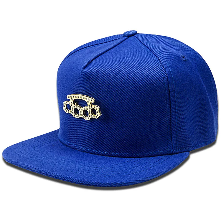 Для женщин Для мужчин Bling Золотой со стразами обратитесь к Тайгерс Snapback шляпа Gorras Гольф спортивные пять колец кулак в стиле хип-хоп Бейсбол шапки - Цвет: Синий