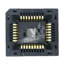PLCC32 IC120-0324-009 PLCC Yamaichi IC тестовый Адаптер для программирования с гнездом 1,27 шаг Dead-bug