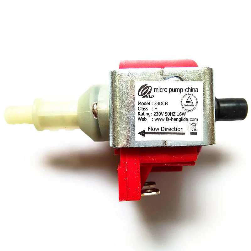 

Coffee machine electromagnetic pump high-pressure water pump oil pump piston pump models 33DCB-F power 230V-50Hz-16W