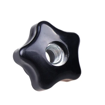 

2Pcs M6 M8 M10 M12 M14 M16 Plum Bakelite Hand Tighten Nuts Handle Star Mechanical Black Thumb Nut