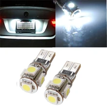 Лидер продаж T10 194 168 W5W 5 LED 5050 SMD белый авто Сторона Клин свет лампы DC12V света автомобиля источник