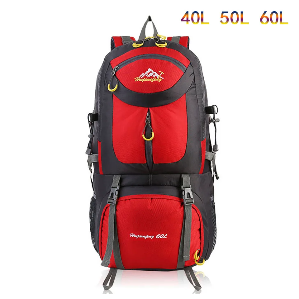 

Outdoor Backpack Climbing Travel Camping Bag Waterproof Mountaineering Hiking Backpacks Sport Bag Climbing Rucksack 40L 50L 60L