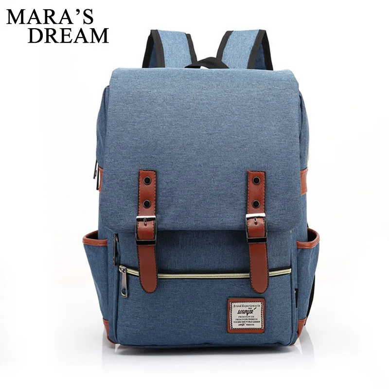 

Mara's Dream Vintage Men Women Canvas Backpacks School Bags For Teenagers Boys Girls Large Capacity Laptop Backpack Men Backpack