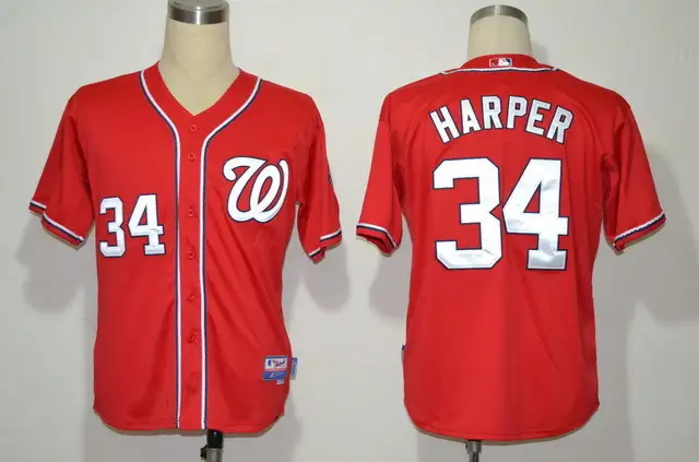 red bryce harper jersey