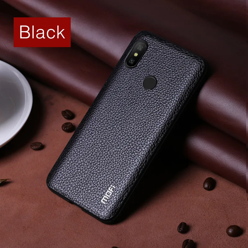 Чехол Mofi для Xiaomi Redmi Note 6 Pro чехол из ПУ кожи с зернистой поверхностью накладка