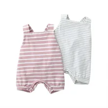 Seartist полосатая шапка без рукавов-рубашка короткий костюм для скалолазания для новорожденных и младенцев летом 30