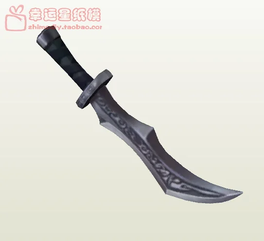 笑カトリーナのナイフゲーム 3d 紙モデル Diy 手限定版 Card Model Building Sets Aliexpress