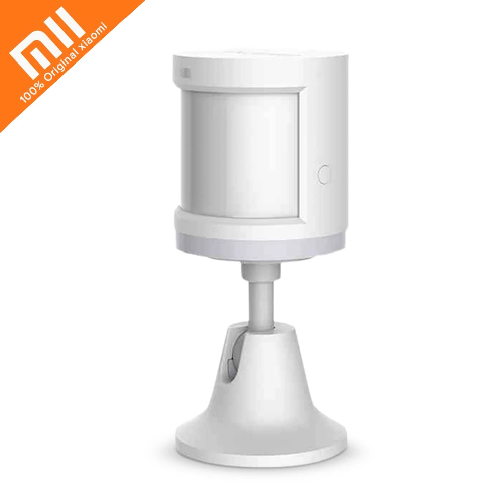 

Xiaomi Aqara Human Body Sensor ZigBee Wireless Connection 7m MovemenConnection Built In Light Intensity Sensors Work APP Control