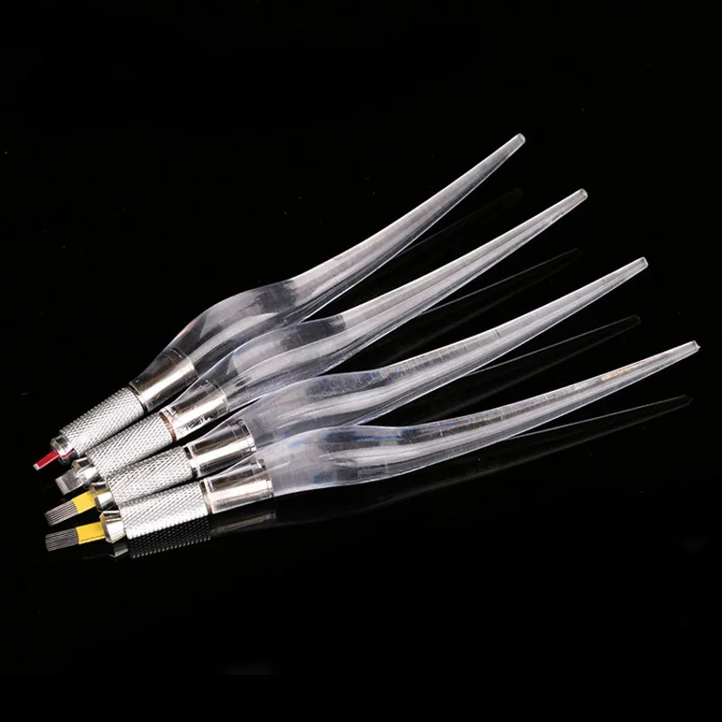 

100pcs Crystal PCD Microblading tebori Pen Holder eyebrow Permanent Makeup Manual Tattoo Pen