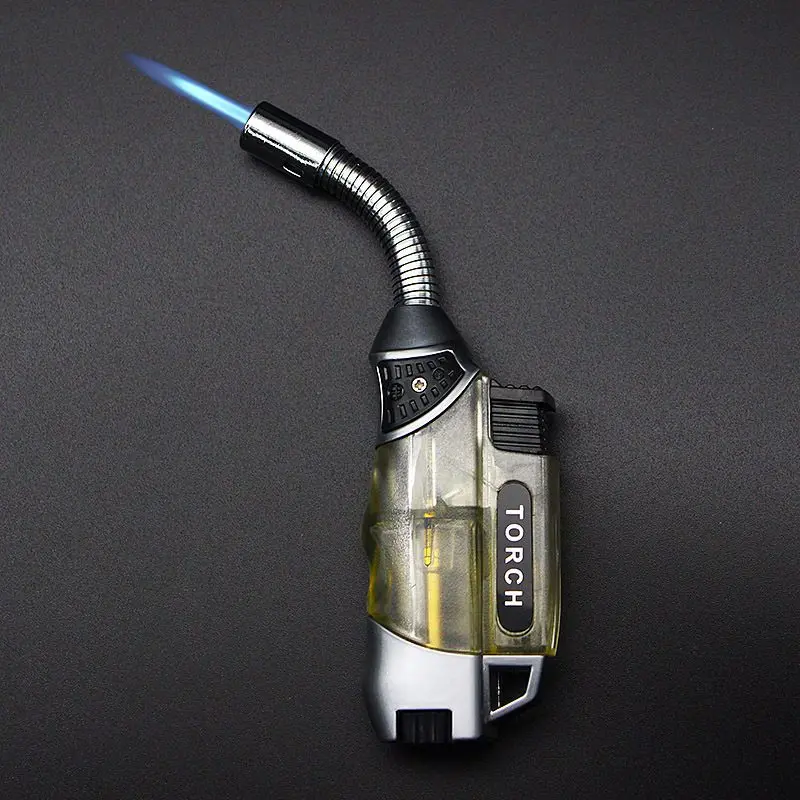 

Kitchen Outdoor Barbecue Ignition Windproof Cigarette Lighter Metal Small Spray Gun Butane Gas Lighter Welding Torch Point Cigar