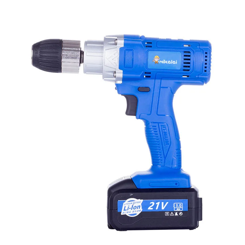 21V 3.0Ah Drill chuck 1.5mm-13mm rechargeable lithium spare battery drill hand electric drill home electric cordless screwdriver